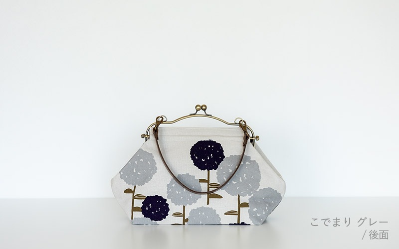 横長ベンリーがま口「こでまり」