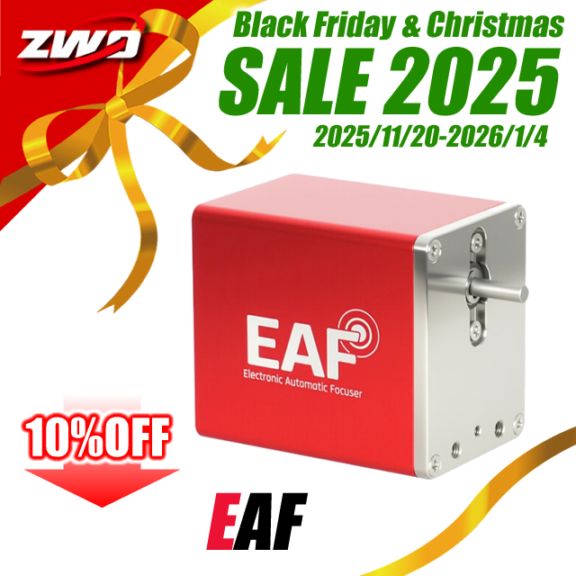 箱潰れ特価 ZWO EAF 5V アドバンスセット オートフォーカサー