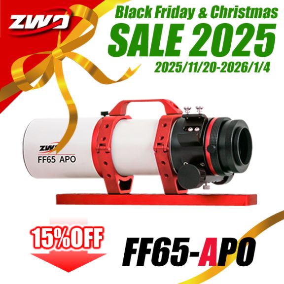 ZWO FF65-APO（416mm/F6.4）【ZWO・Black-Friday & Christmas SALE