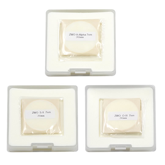 ZWO7nmʥХɥե륿åȡD36mmH/SII/OIII3祻åȡ