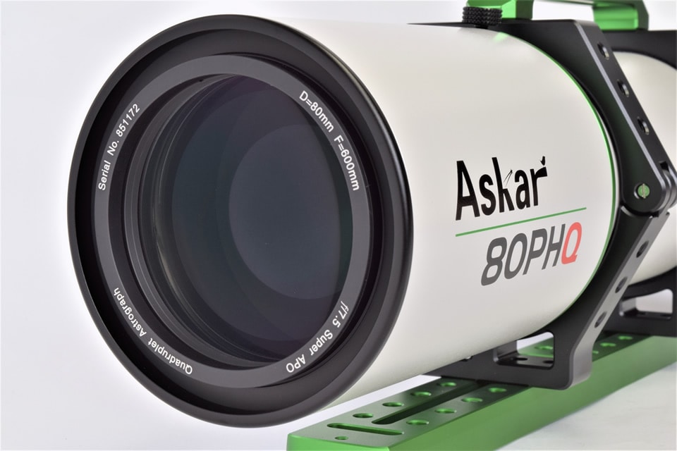 Askar 80PHQ（口径80mmF7.5） ｜ 天体望遠鏡・双眼鏡等の光学機器専門