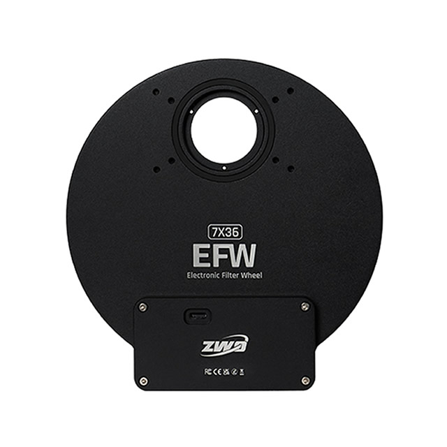 ZWO New EFW-7x36（φ36mmフィルター・7枚用電動フィルターホイール