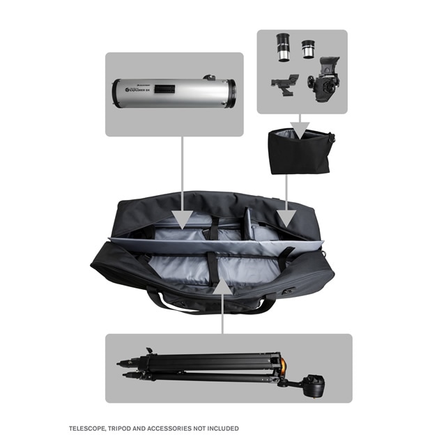 望遠鏡 セレストロン社製の天体望遠鏡一式が収納可能なキャリングケースを4月