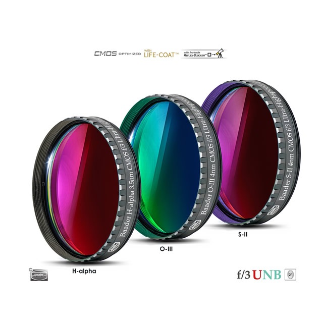 baader planetarium��3.5-4.0nm H��/O-lll/S-ll �ϥ����ԡ��ɡ�����ȥ�-�ʥ����Х�ɥե��륿��3�祻�åȡ�F2.3��3.4�ѡˡ�CMOS-OPT���͡�
