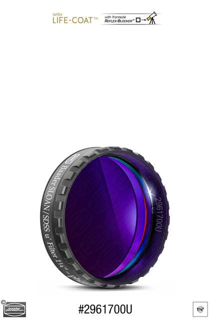 baader planetarium������¬����SLOAN/SDSS u' �ե��륿��ñ��