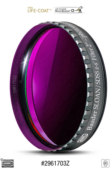 baader planetarium������¬����SLOAN/SDSS z-s' �ե��륿��ñ��