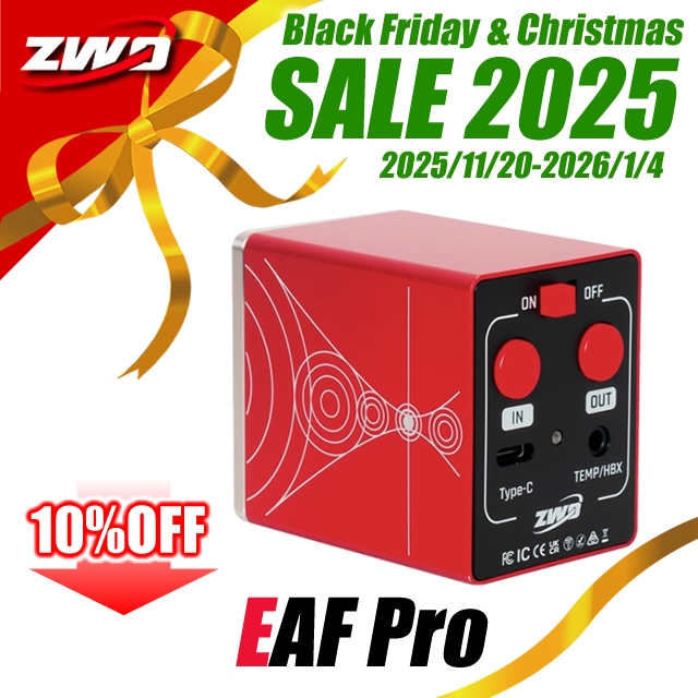 ZWO EAF Pro（バッテリー内蔵電動フォーカサー）【ZWO・Black-Friday