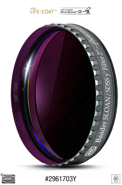 baader planetarium������¬����SLOAN/SDSS y' �ե��륿��ñ��
