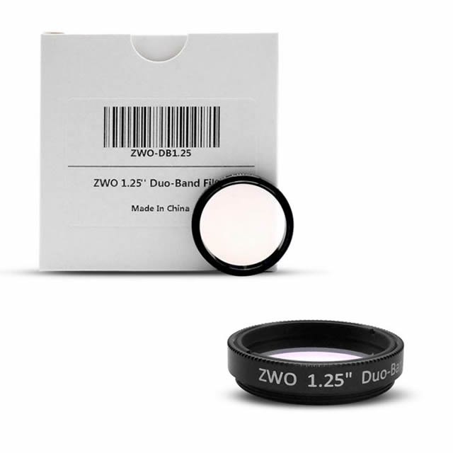 ZWO��Duo Band Filter 1.25" �ʥǥ奪�Х�ɥե��륿����