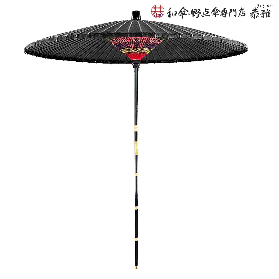野点傘大　３．５尺　黒