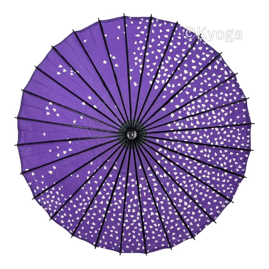 唐傘(直径約81cm)　粉雪　紫
