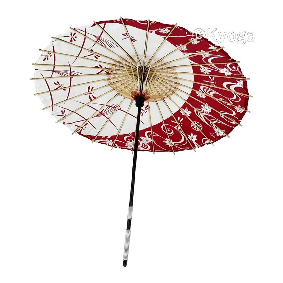 和傘・野点傘専門店 恭雅】唐傘 夕焼け小焼け 朱色 直径約81cm