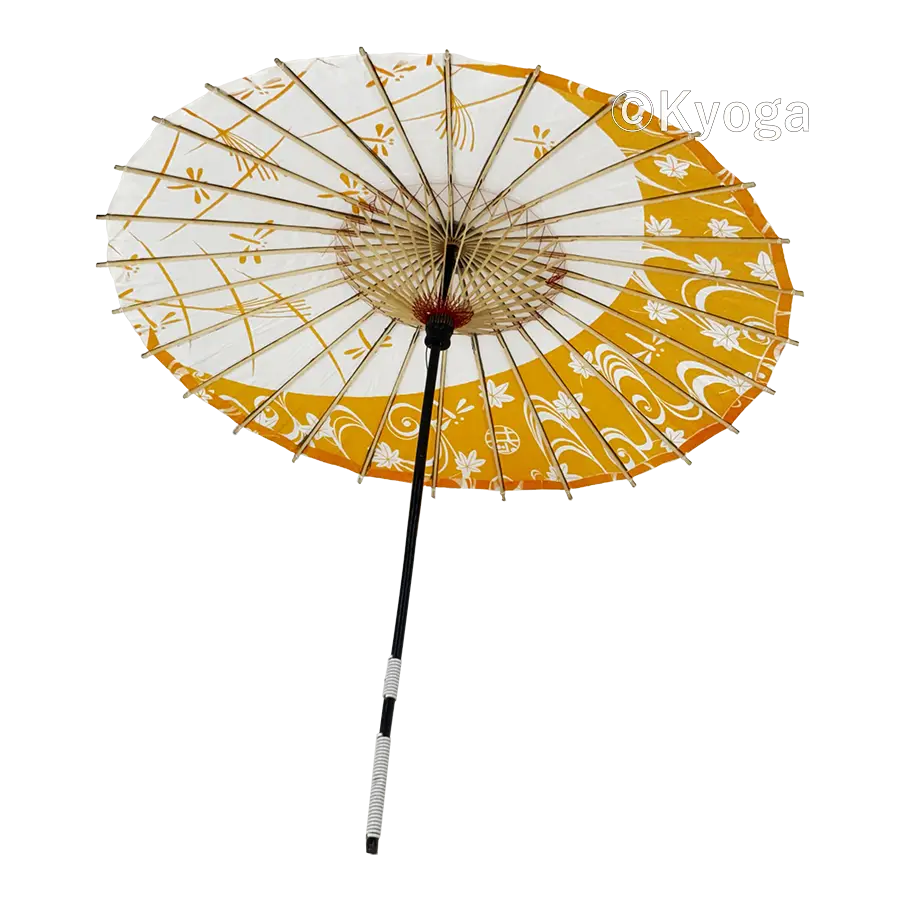 和傘・野点傘専門店 恭雅】唐傘 夕焼け小焼け 山吹色 直径約81cm