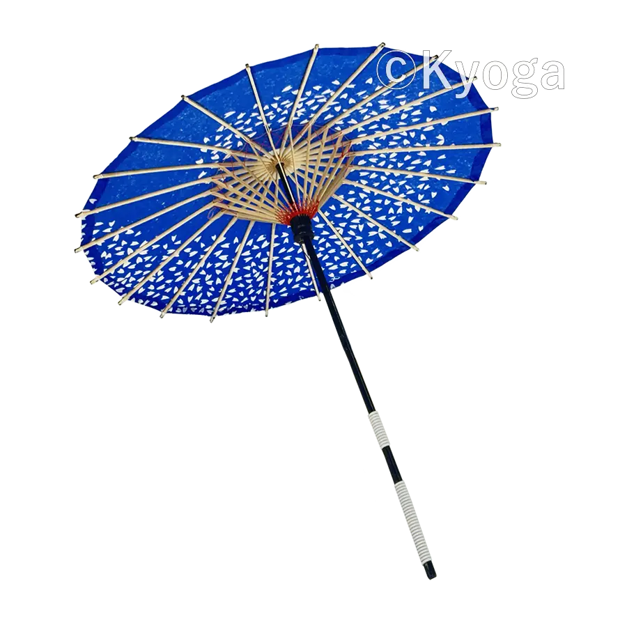 和傘・野点傘専門店 恭雅】 唐傘 －唐傘 こども用傘 桜渦 青