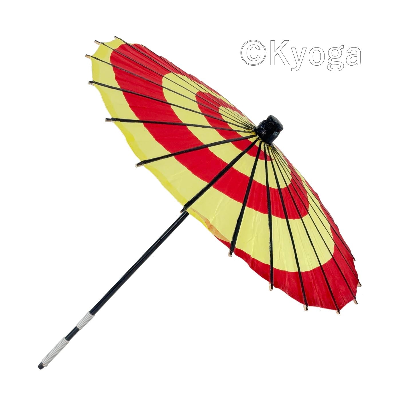 和傘・野点傘専門店 恭雅】 唐傘 － 唐傘 こども用傘 黄赤渦