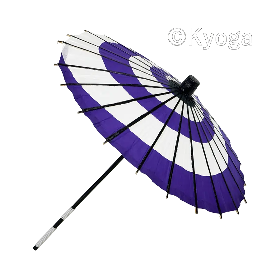 和傘・野点傘専門店 恭雅】 唐傘 － 唐傘 こども用傘 白紫渦