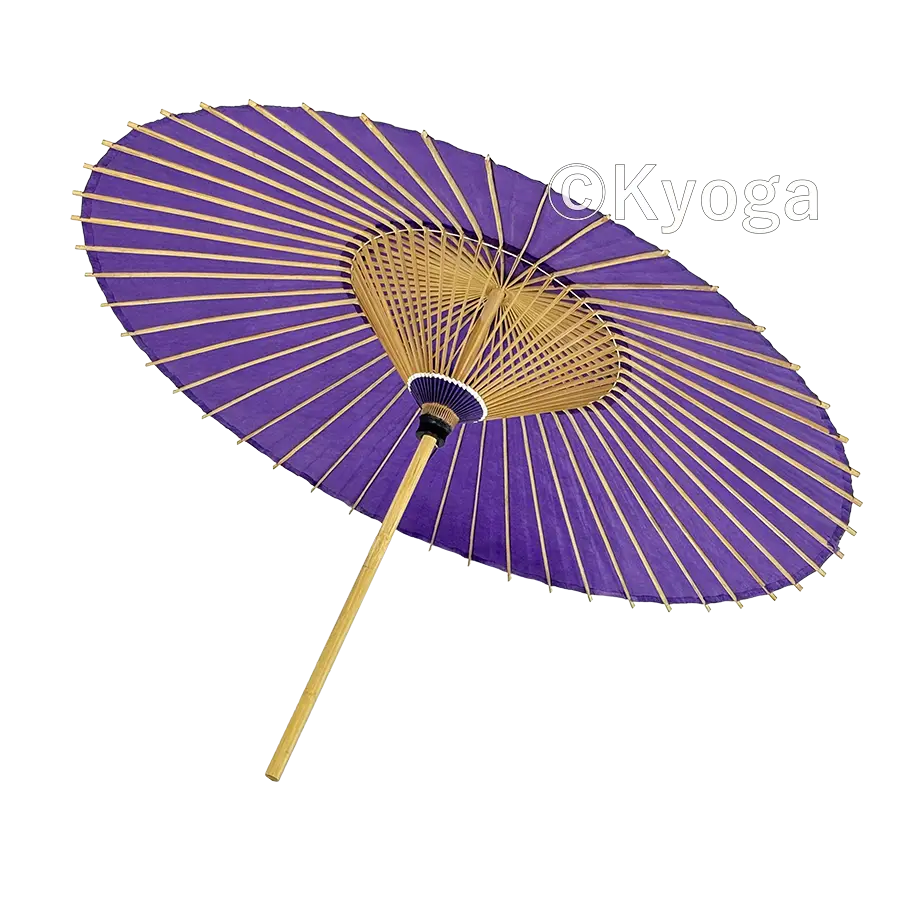 和傘・野点傘専門店 恭雅】大番傘 紫 48本骨 雨天可