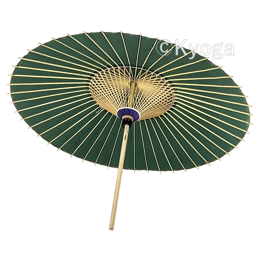 和傘・野点傘専門店 恭雅】大番傘 深緑 48本骨 雨天可