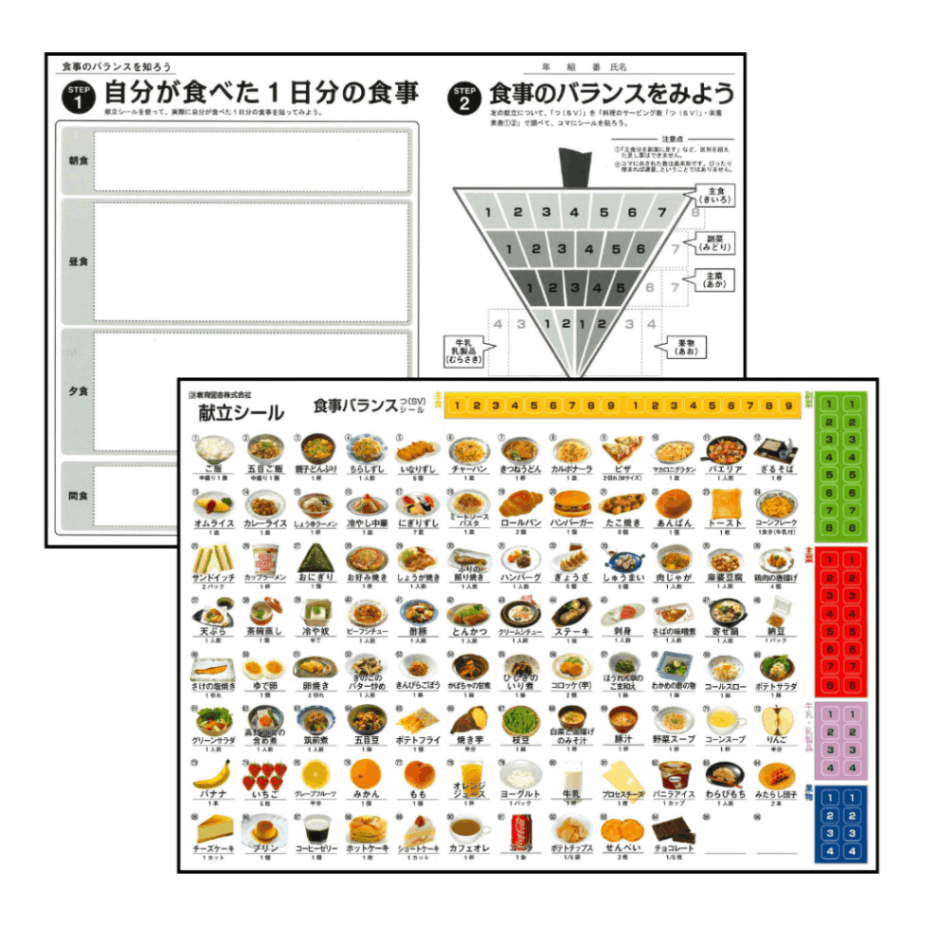 New献立マスターシール | 家庭科,食生活 | 教育図書オンラインショップ