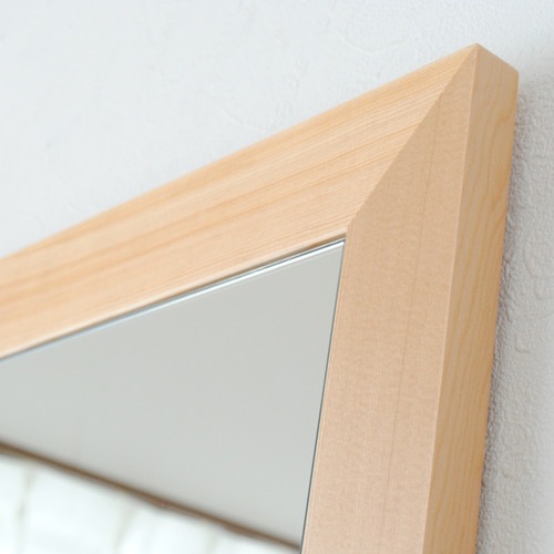 鏡 壁掛け ミラー 日本製 ウォールミラー <br> leon（レオン）60×108cm<br>木枠5cm 全4色 