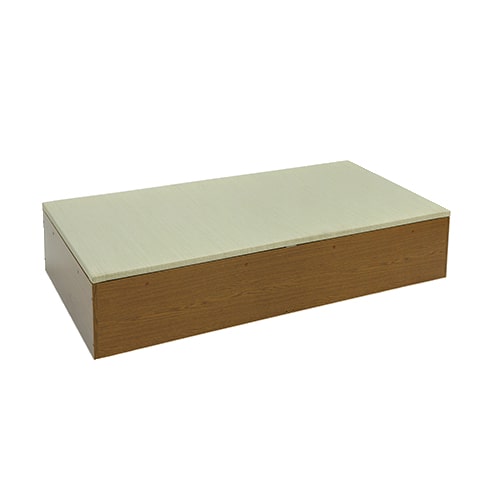 収納付き 畳 ベンチ「結-yui-」<br>〈80×160cm／天然い草・日本製〉<br>小上がり・高床式ユニット／木部2色