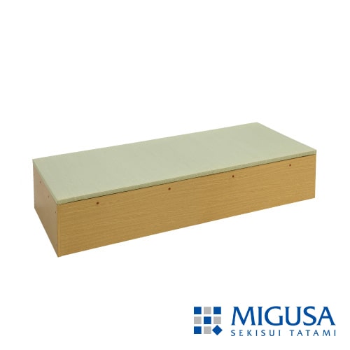 収納付き 畳 ベンチ「結-yui-」<br>〈60×160cm／美草・日本製〉<br>小上がり・高床式ユニット／畳表5色×木部2色
