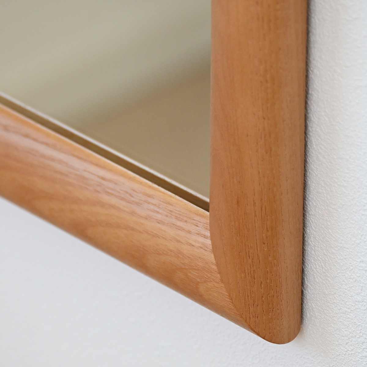 Arte (アルテ）55×55cm<br>ホワイトアッシュ材　全5色 壁掛けミラー 