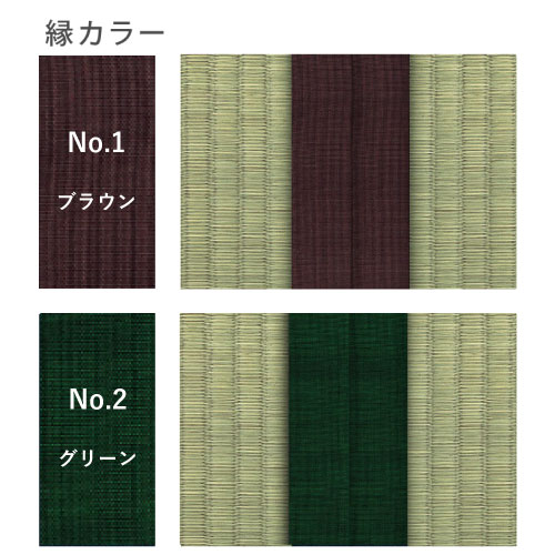イージーオーダーフロアー畳「FITTA」【へり付き半畳サイズ】