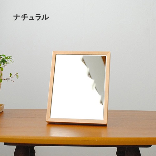 壁掛けミラー 日本製 <br>libra(リブラ)16×20cm <br>木枠 全6色 ウォールミラー 