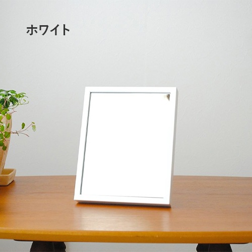 壁掛けミラー 日本製 <br>libra(リブラ)16×20cm <br>木枠 全6色 ウォールミラー 