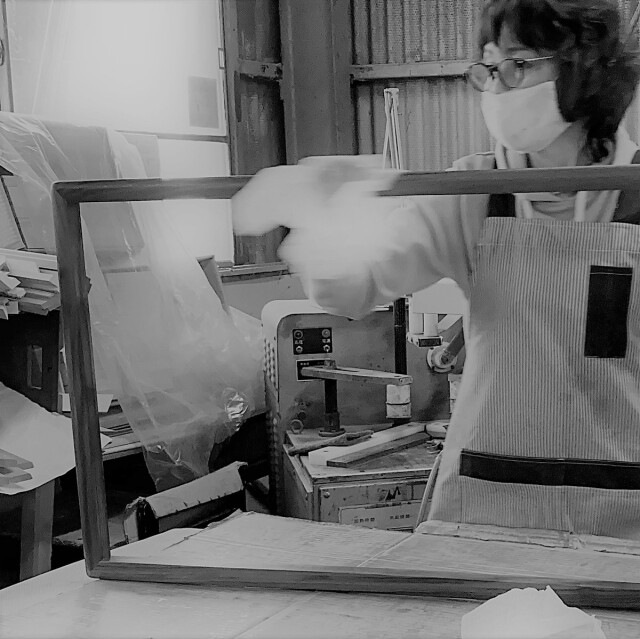 全身鏡 日本製 ウォールミラー <br>  Stella （ステラ）48×124cm ホワイトアッシュ<br>木枠 全4色 壁掛けミラー 立て掛け