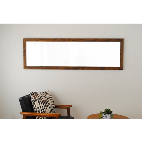 全身鏡 日本製  壁掛けミラー<br>leon（レオン）50×161㎝<br>全4色 木枠 ウォールミラー