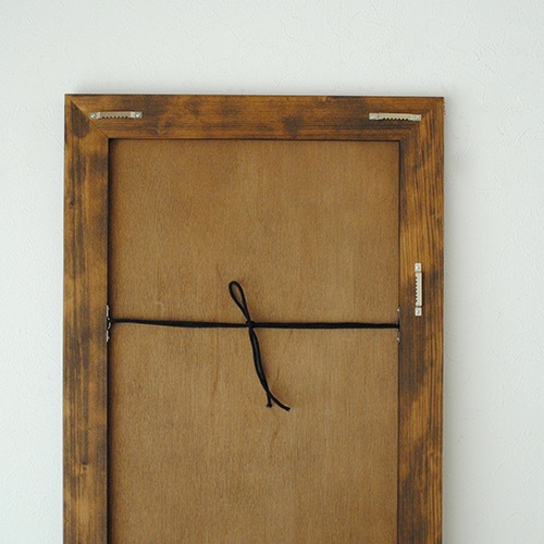 全身鏡 日本製  壁掛けミラー<br>leon（レオン）50×161㎝<br>全4色 木枠 ウォールミラー