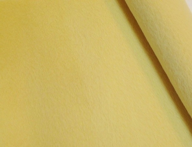 フェルテッドロングパイル　イエロー  LPW09