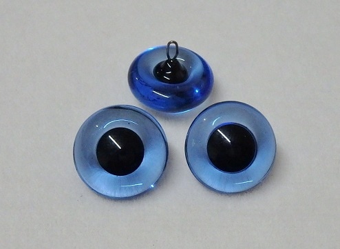 グラスアイ　ブルー　ループタイプ　1ペア（2個入）