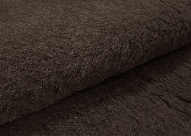 ストレートアルパカ　毛足1.7cm　ブラウン　SS137AL04
