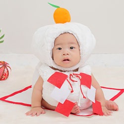 ニャンコ　ダッフィー 鏡餅帽子　イチゴ服　ハンドメイドコスチューム ニャンコ様専用 ダッフィー 鏡餅帽子 イチゴ服 ハンドメイドコスチューム