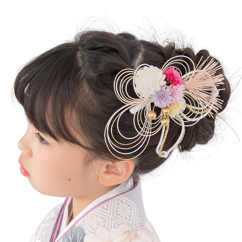 成人式 卒業式 袴 髪飾り 白 花のたより くすみ ナチュラル ニュアンス