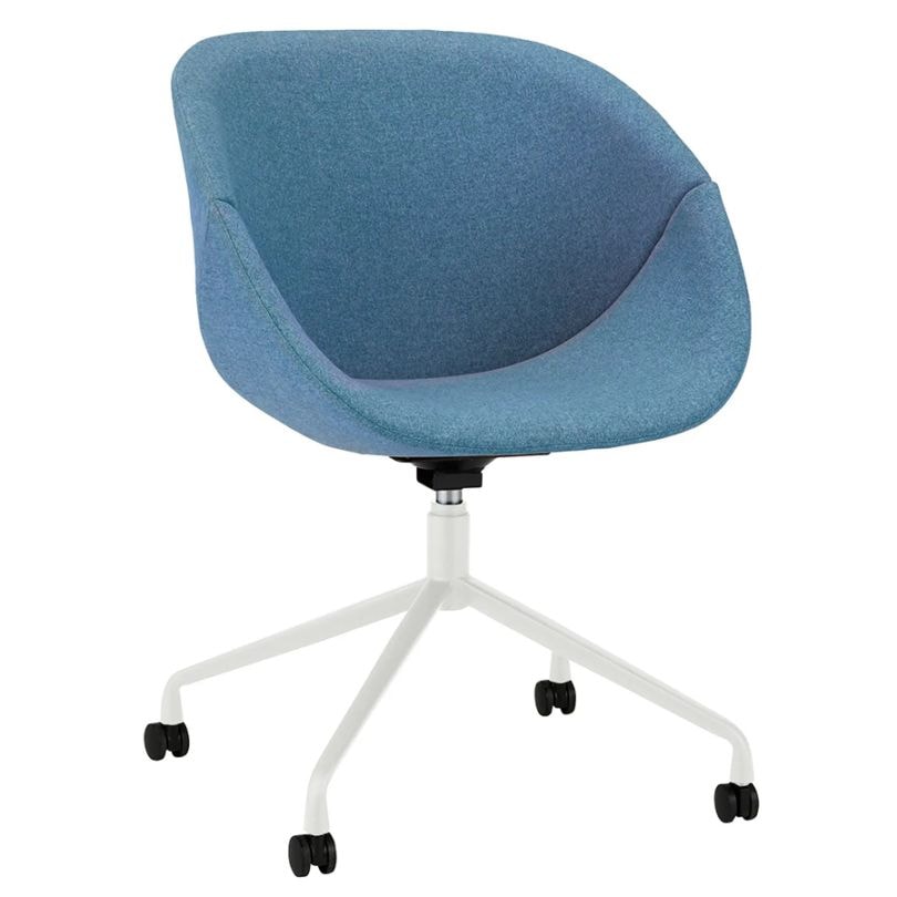 デザインチェア キャスタータイプ ホワイト