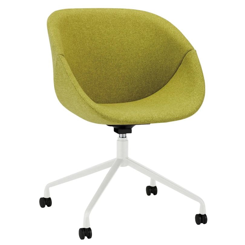 デザインチェア キャスタータイプ ホワイト