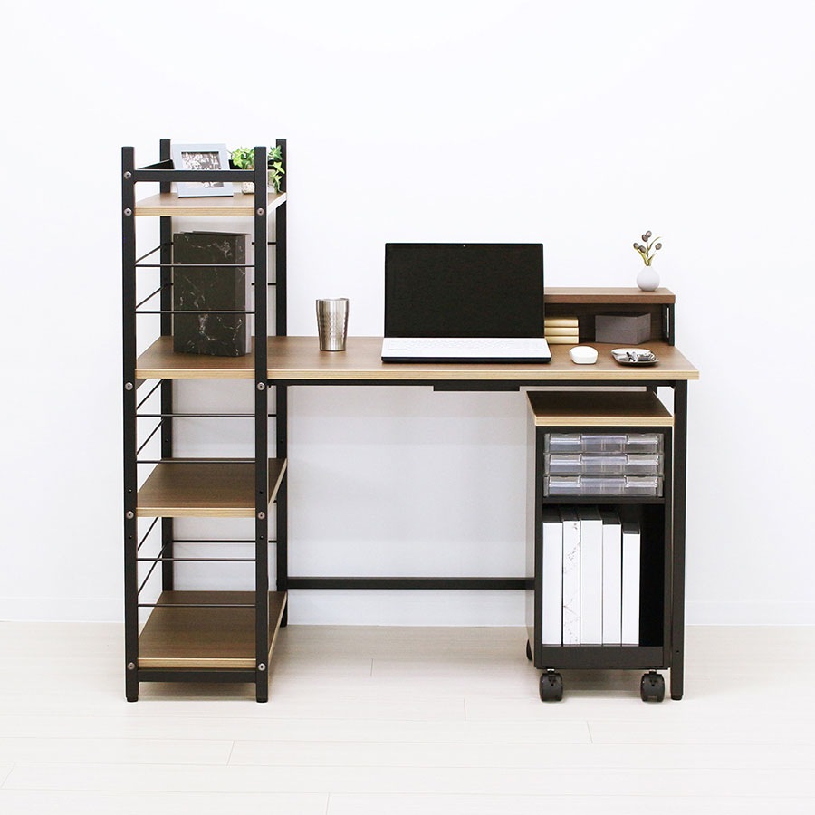 天板付クリアケースワゴン