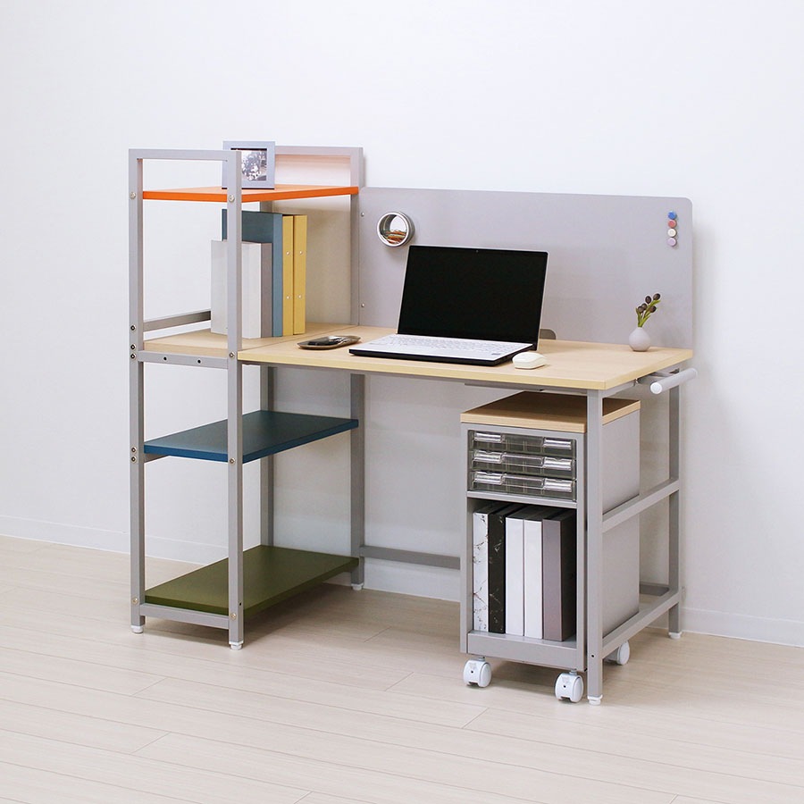 天板付クリアケースワゴン