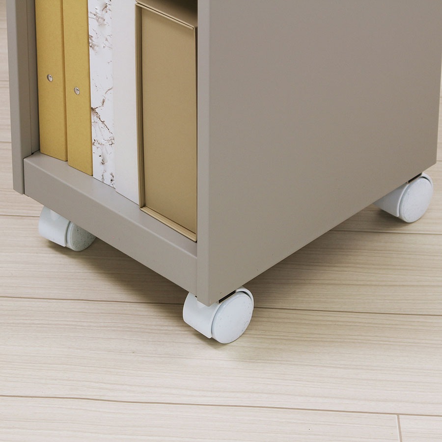 天板付クリアケースワゴン