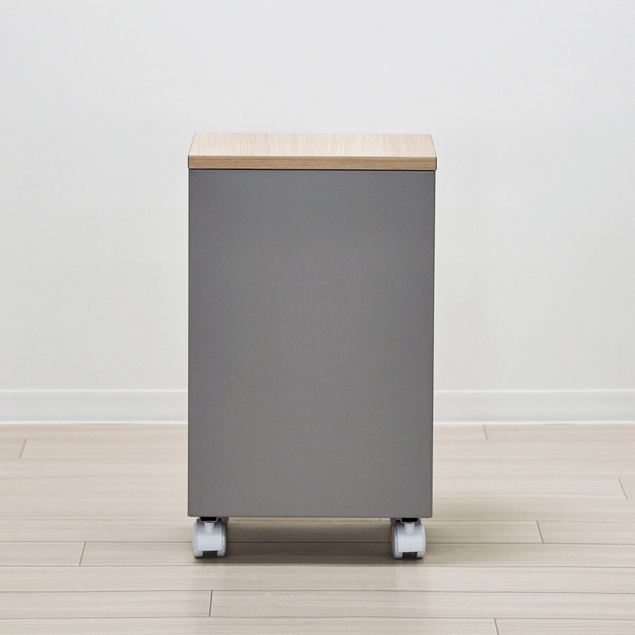 天板付クリアケースワゴン