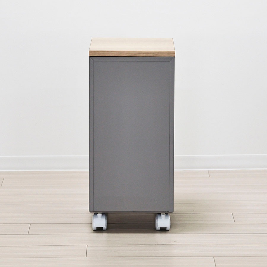 天板付クリアケースワゴン