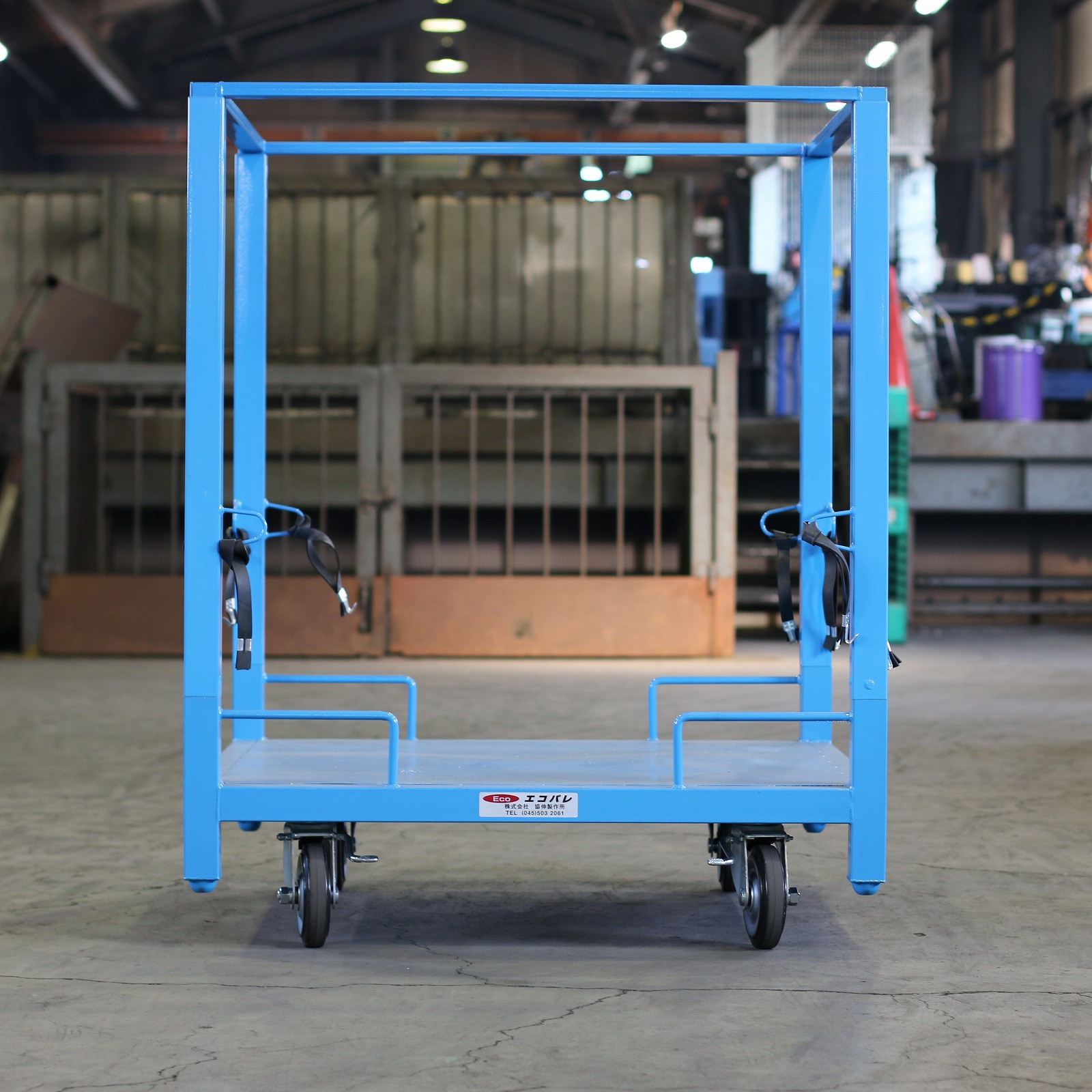 フレコン台車：エコパレ(角型)　※車上渡し品 現場で一番使われてます！