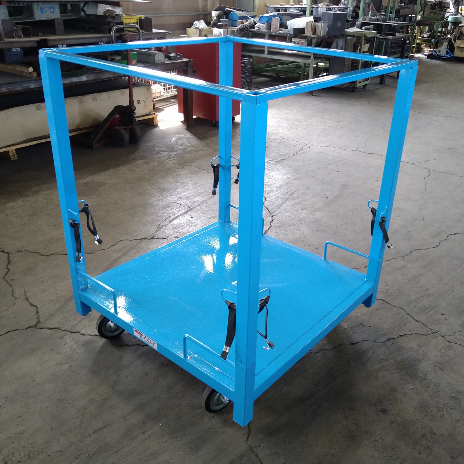 フレコン台車：エコパレ(角型)　※車上渡し品 現場で一番使われてます！