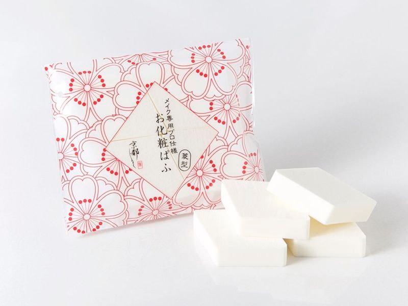 メイク専用　お化粧ぱふ（菱型）