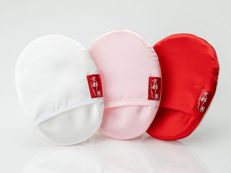 【定期コース】絹羽二重　珠の肌パフ「カラー」（送料込み）