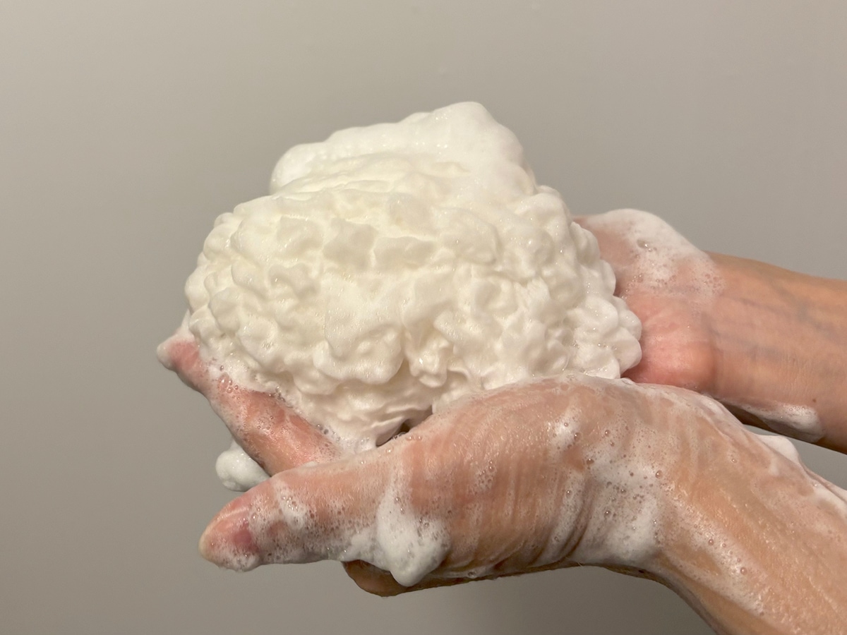 マシュマロしるくボディタオル（一重）